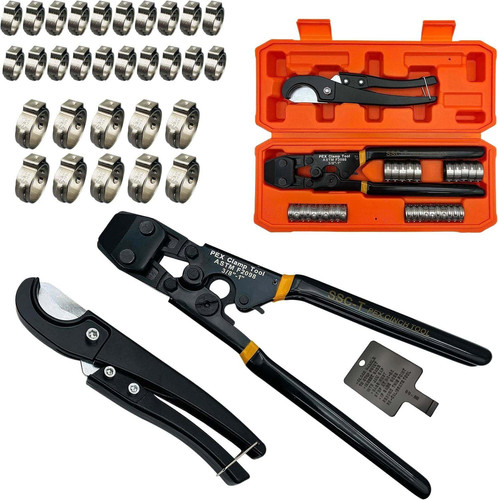 Pex pipe clamp cinch tool - pex,