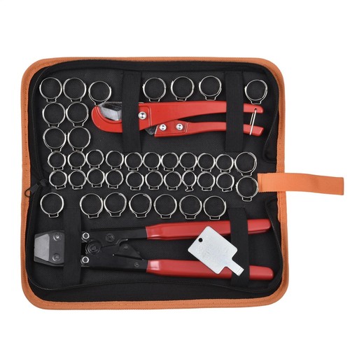Pex crimping clamp - pex,