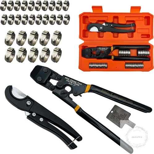 Pex pipe clamp - pipe, tool