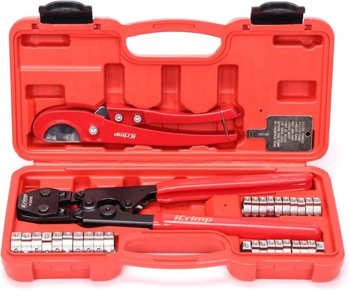 Pex pipe clamp crimping tool - pex,