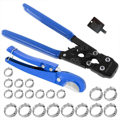 Pex pipe clamp - pipe, cinch
