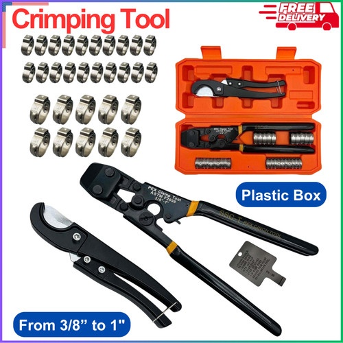 Pex pipe clamp - cinch, tool